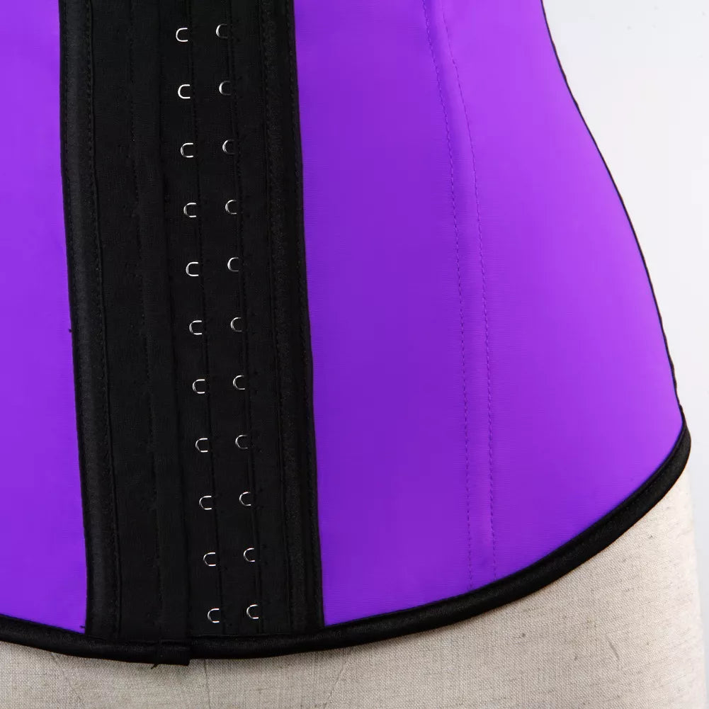 Waist Trainer Vest with Hook-and-Eye Closure and Shoulder Straps