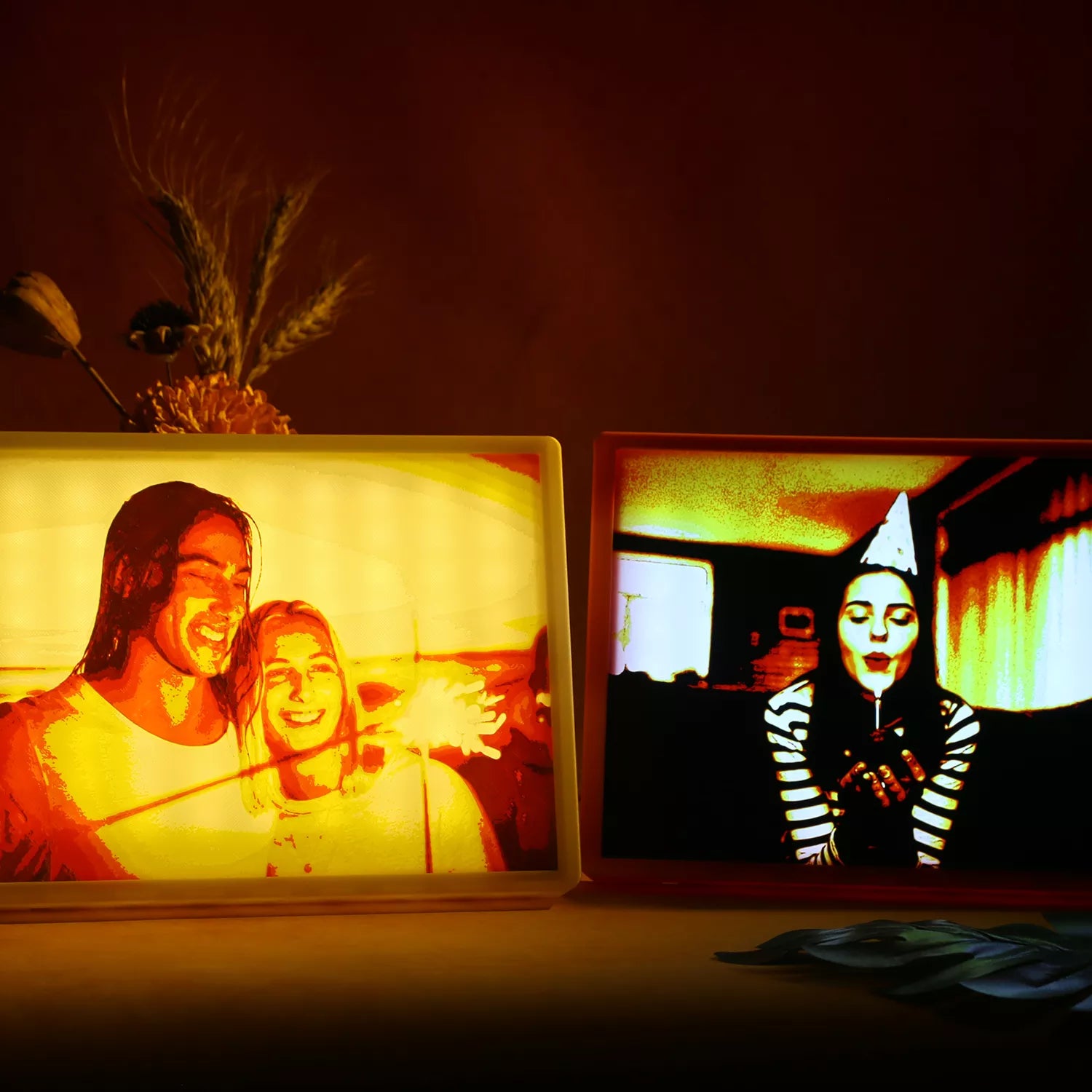 Personalized Couple Gift Glowing Photo