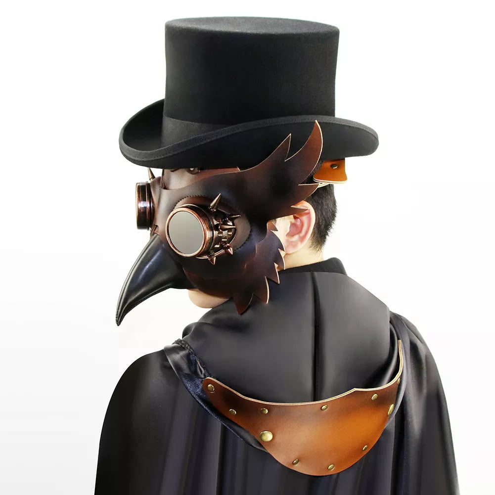 Steampunk Medieval Plague Doctor Beak Mask for Halloween