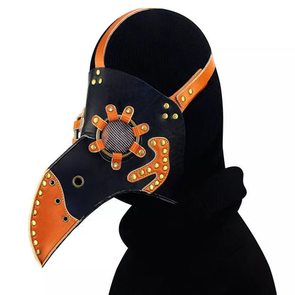 Steampunk Plague Doctor Beak Mask Halloween Prop