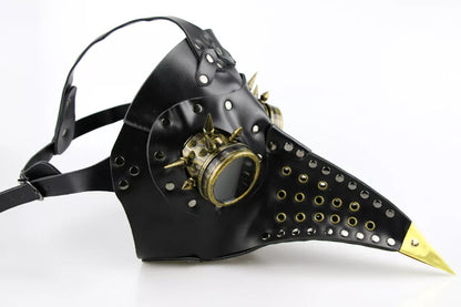 Steampunk Plague Doctor Beak Mask Halloween Masquerade Party Prop