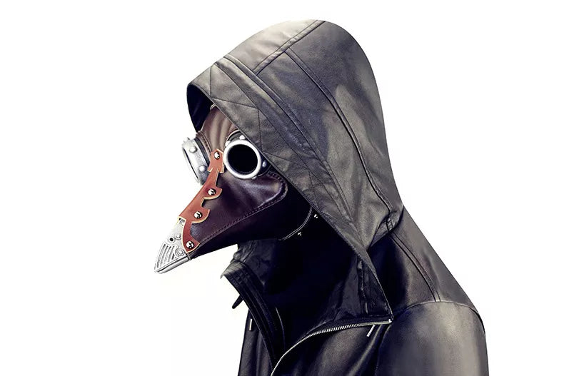 Steampunk Halloween Plague Doctor Beak Mask