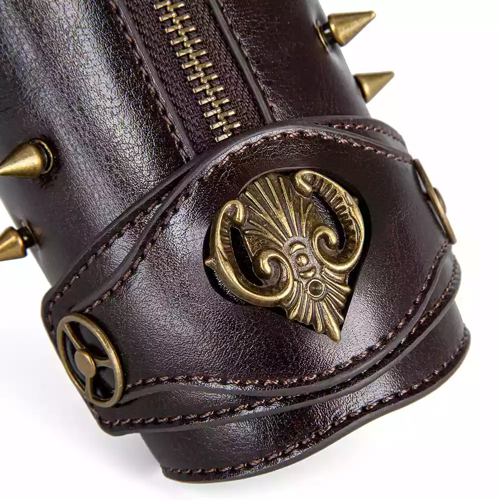 Vintage Punk Knight Arm Cuff Halloween Party Bracer Arm Band