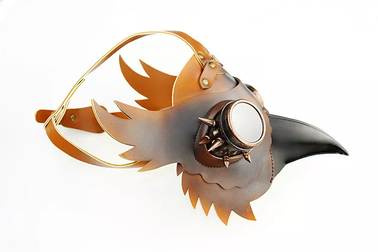 Steampunk Medieval Plague Doctor Beak Mask for Halloween