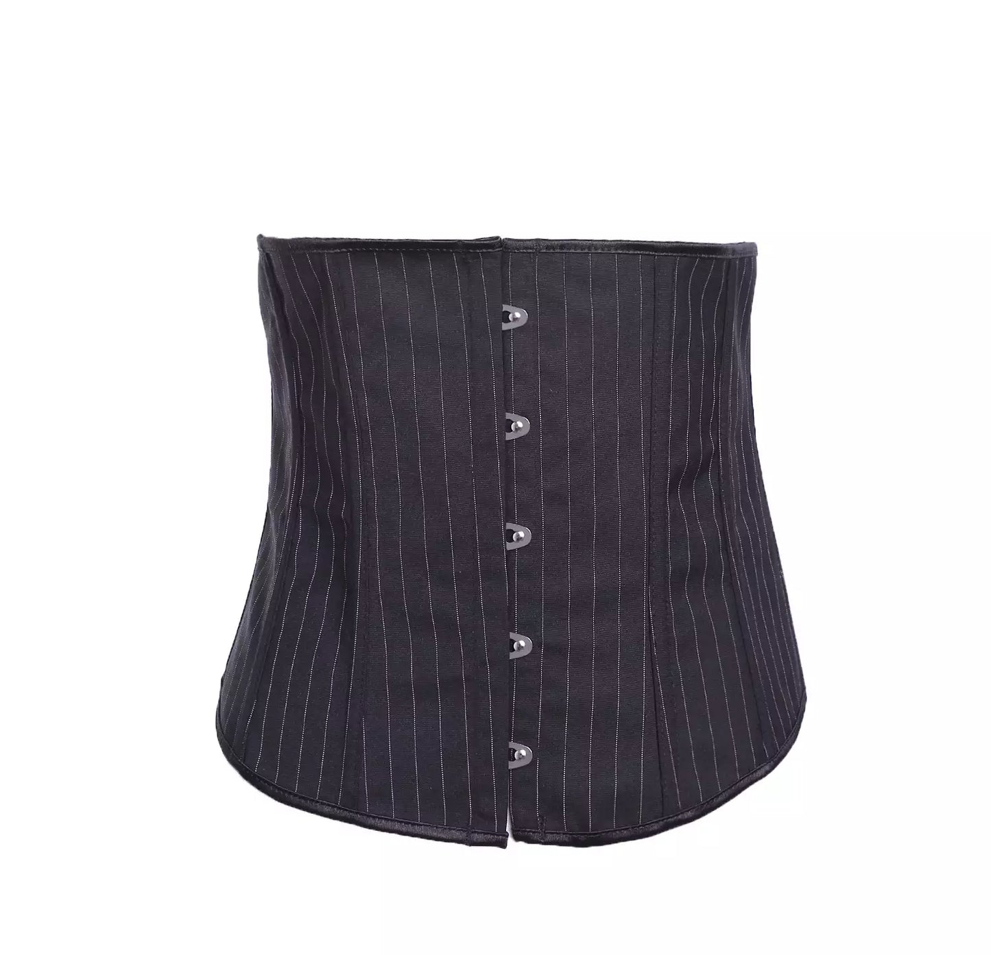 Underbust Corset with Steel Boning and Lace-Up Back