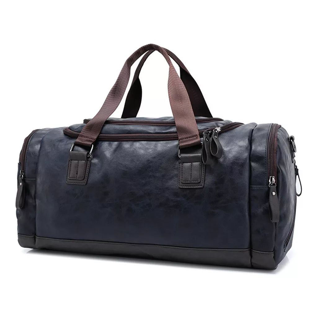 Large Capacity PU Leather Carry Bag