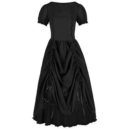 Women's Gothic Vintage Long Dress Victorian Gown