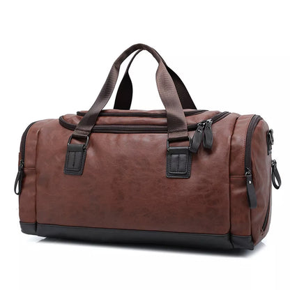 Large Capacity PU Leather Carry Bag