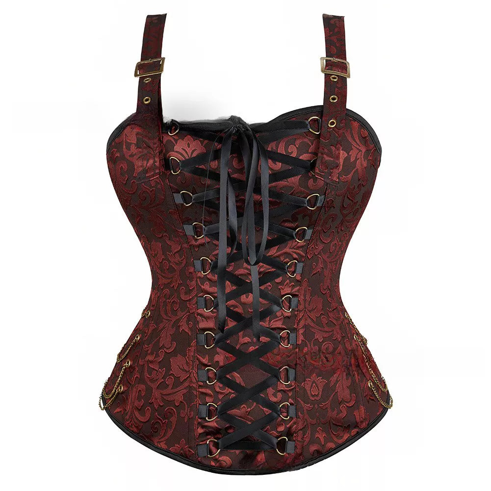 Renaissance Corset with Steel Boning and Adjustable Straps