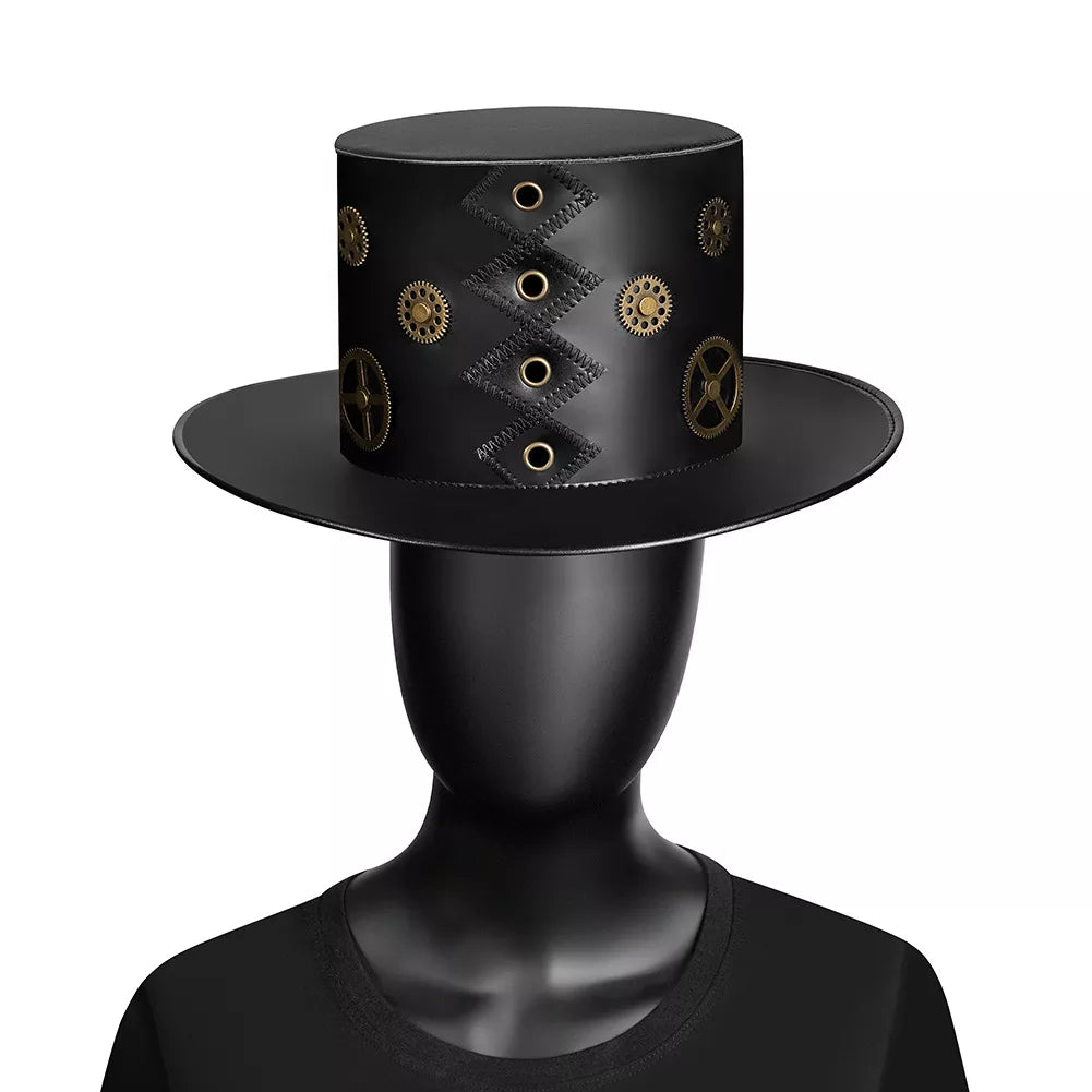 Steampunk Plague Doctor Magic Hat Halloween Gentleman Top Hat