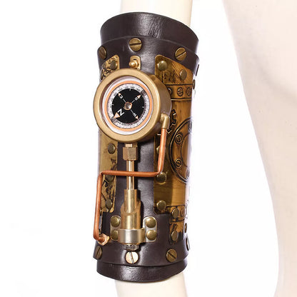 Medieval Vintage Steampunk Arm Cuff Compass Bracelet Halloween Party Arm Band